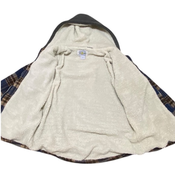 Alaska 1959 Wilderness Gear Plaid Sherpa Lined Zip Up‎ Hoodie VTG Jacket Medium - Picture 8 of 8